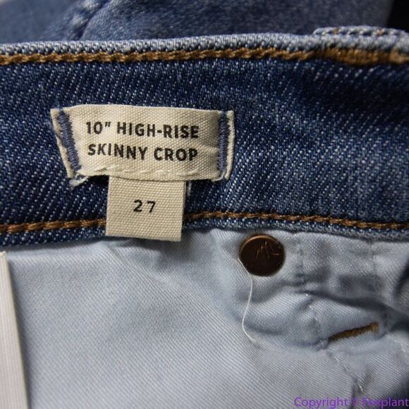 NEW Madewell 10" High-Rise Skinny Crop Jeans in Bradfield Wash, 27 - Picture 12 of 16